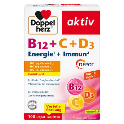 Doppelherz B12 + C + D3 Depot