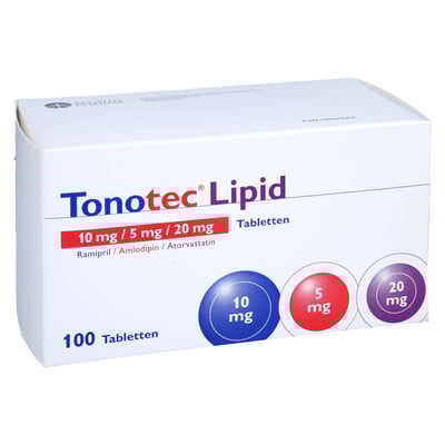 Tonotec Lipid 10 mg/5 mg/20 mg Tabletten