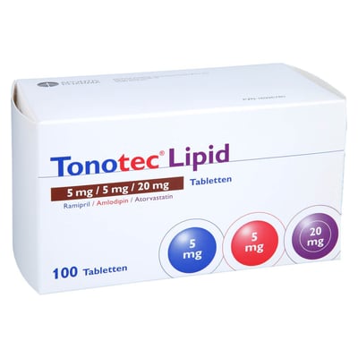 Tonotec Lipid 5 mg/5 mg/20 mg Tabletten
