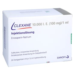 Clexane 10000 I.E. (100 mg)/1 ml Injektionslösung