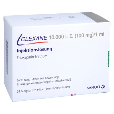 Clexane 10000 I.E. (100 mg)/1 ml Injektionslösung