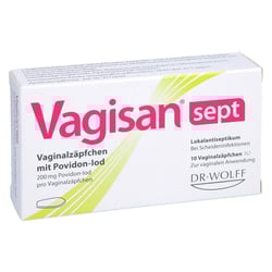 Vagisan sept Vaginalzäpfchen mit Povidon-Iod