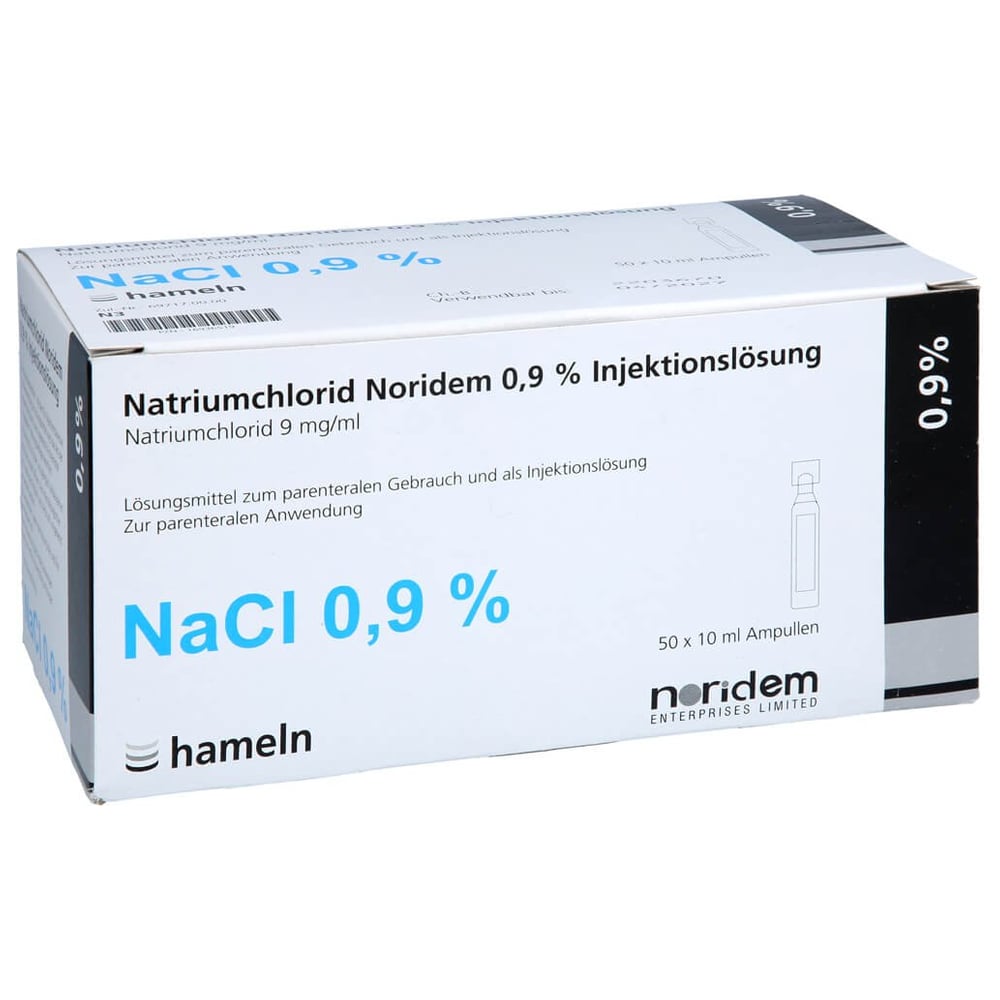 Natriumchlorid Noridem 0.9 % Injektionslösung