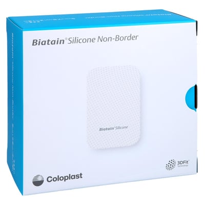 Biatain Silicone Non-Border Schaumverband 5x7,5 cm