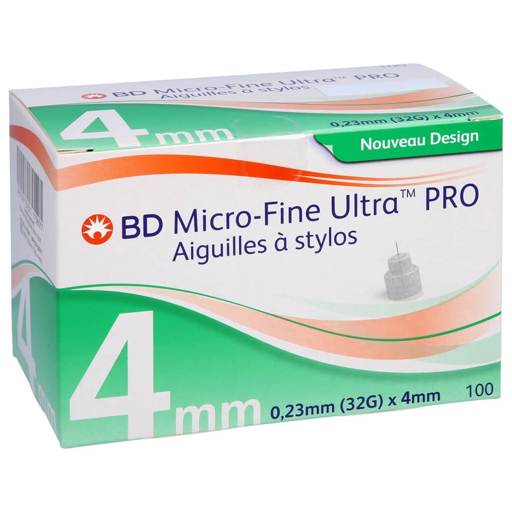 BD Micro-fine Ultra Pro Pen-Nadeln 0,23x4 mm 32 G