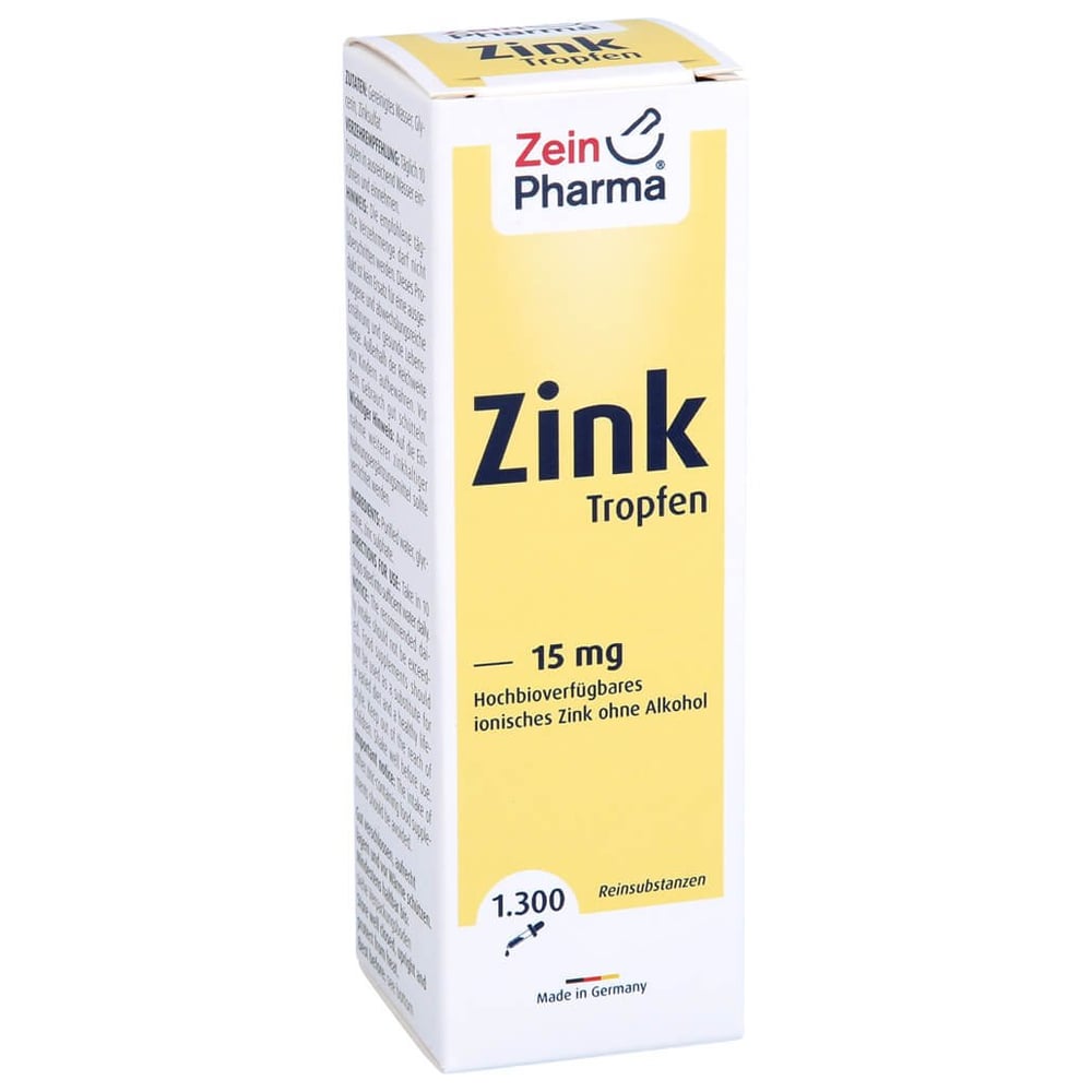 Zink Tropfen 15mg ionisiert