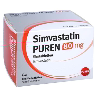 Simvastatin PUREN 80 mg