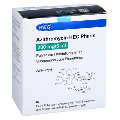 Azithromycin HEC Pharm 200 mg/5 ml