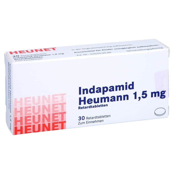 Indapamid Heumann 1,5mg Heunet