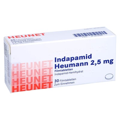 Indapamid Heumann 2,5 mg Heunet