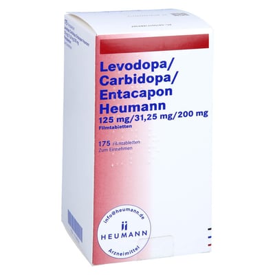 Levodopa/Carbidopa/Entacapon Heumann 125 mg/31,25 mg/200 mg