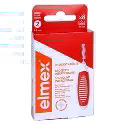 Elmex Interdentalbürsten ISO Gr.2 0,5 mm rot