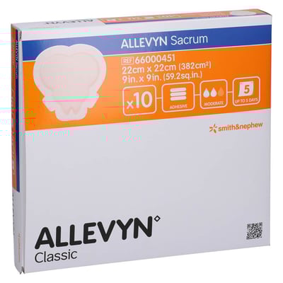 Allevyn Sacrum groß 22x22 cm Wundverband haftend
