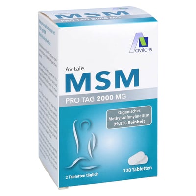 MSM 2000 mg pro Tag Tabletten
