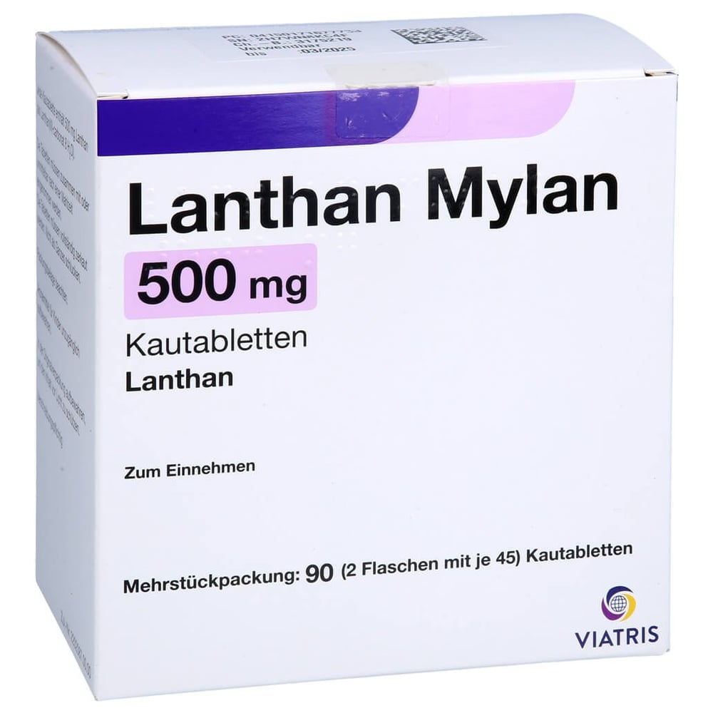 Lanthan Mylan 500 mg Kautabletten
