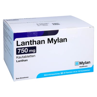 Lanthan Mylan 750 mg Kautabletten