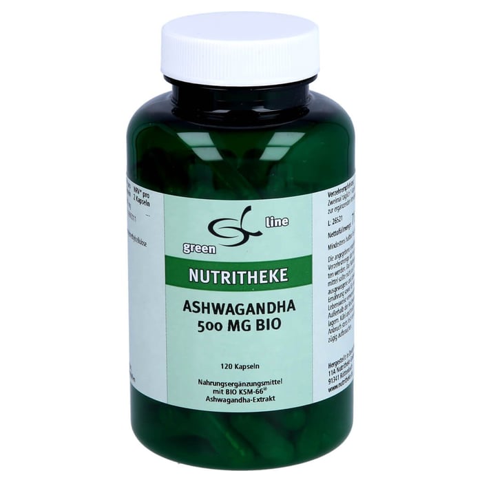 Ashwagandha 500 mg Bio Kapseln