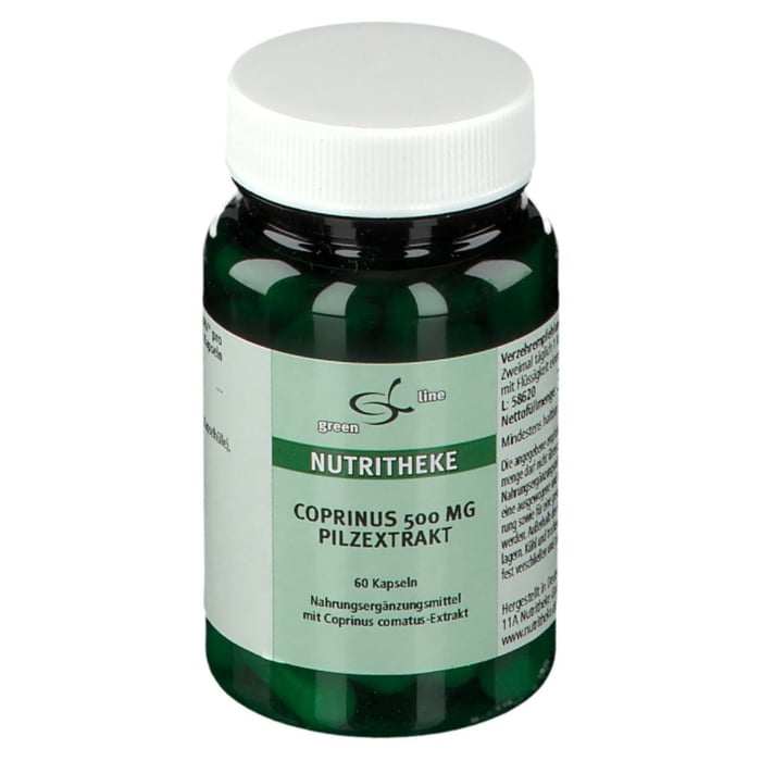 Coprinus 500 mg Pilz Extrakt Kapseln