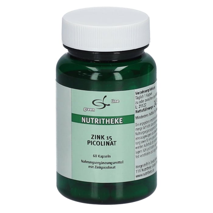 Zink 15 Picolinat Kapseln mit 15 mg Zink