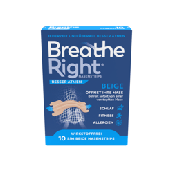 Breathe Right Nasenpflaster beige