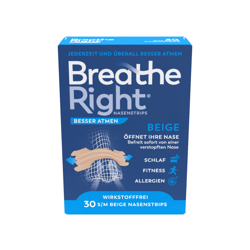 Breathe Right Nasenpflaster beige