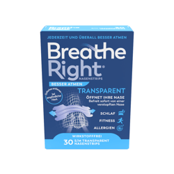 Breathe Right Nasenpflaster transparent