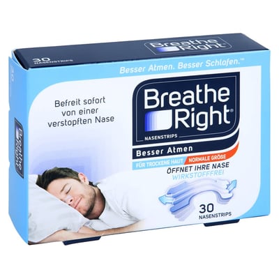 Breathe Right Nasenpflaster transparent