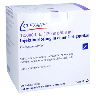 Clexane 12000 Ie 120 mg Fs Produktbild 1