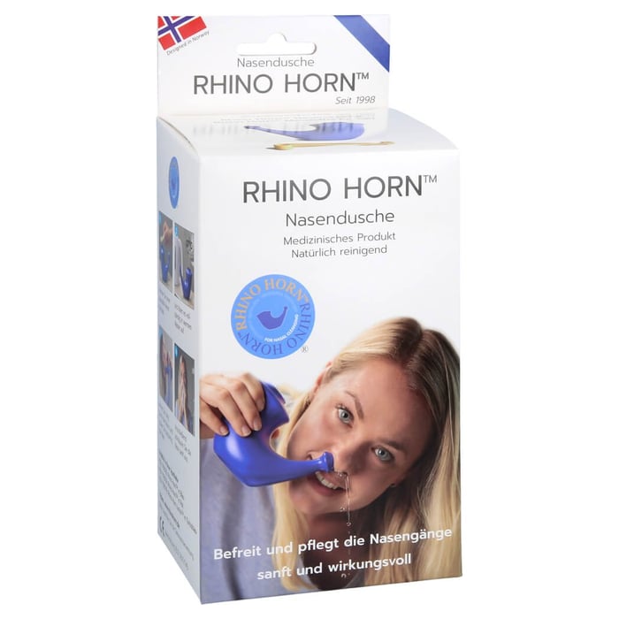 Rhino Horn Nasendusche (Blau)