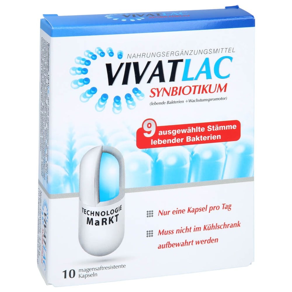 Vivatlac Synbiotikum magensaftresistente Kapseln