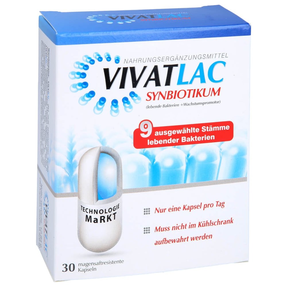 Vivatlac Synbiotikum magensaftresistente Kapseln