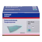 Cutimed Sorbact Saugkompressen 10x10 cm
