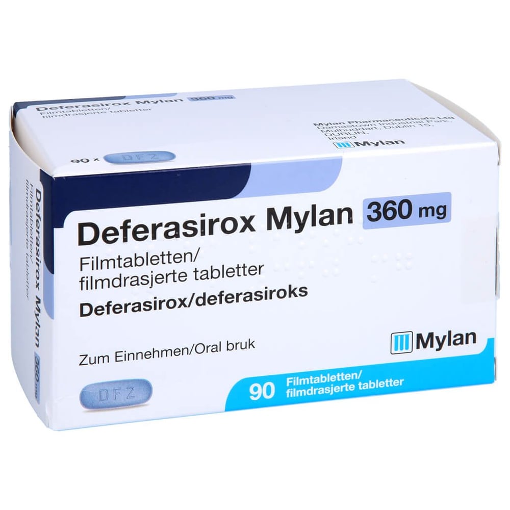Deferasirox Mylan 360 mg Filmtabletten