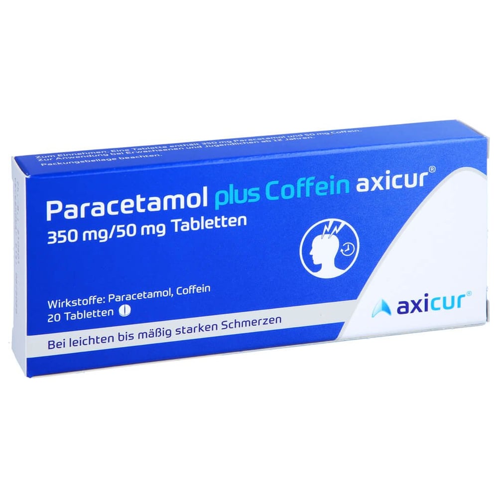 Paracetamol plus Coffein axicur 350 mg/50 mg