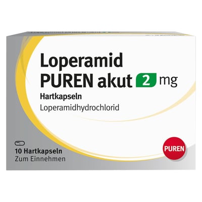 Loperamid PUREN akut 2 mg Produktbild 1