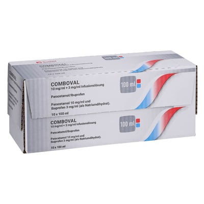 Comboval 10 mg/ml + 3 mg/ml Infusionslösung.