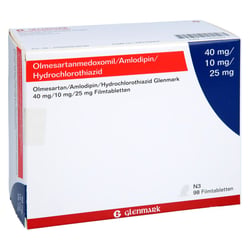 Olmesartan/Amlodipin/Hydrochlorothiazid Glenmark 40/10/25 mg