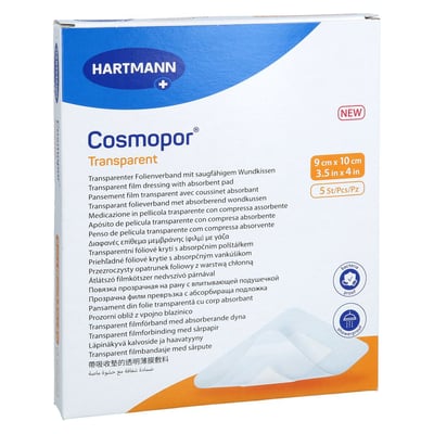 Cosmopor transparent Folienverband 9x10 cm steril