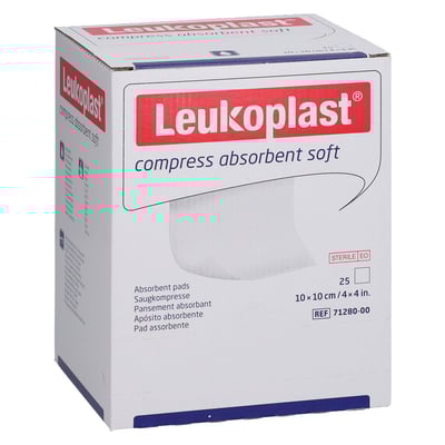Leukoplast Compress Absorbent Soft STE 10X10
