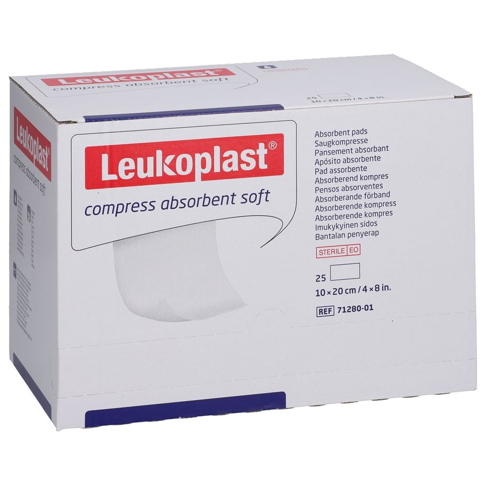 Leukoplast Compress Absorbent Soft STE 10X20