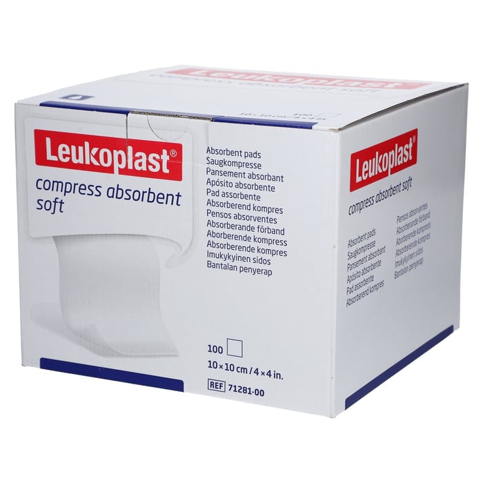 Leukoplast Compress Absorbent Soft NST 10X10