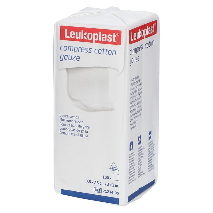 Leukoplast Cotton7.5cm 12f
