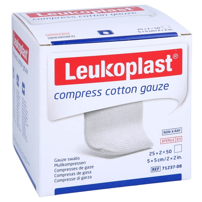 Leukoplast Cot St 5x5 12f
