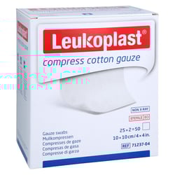 Leukoplast Compress Cotton Gauze STE 10X10 8f