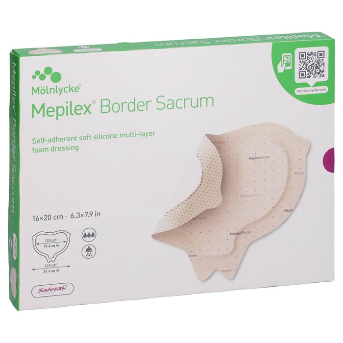 Mepilex Border Sacrum Schaumverb.16x20 cm steril