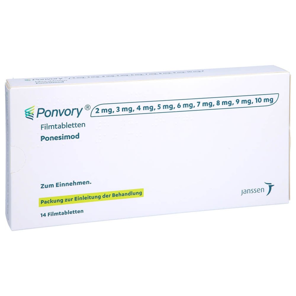 Ponvory Packung zur Einleitung der Behandlung