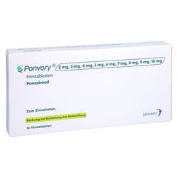 Ponvory Packung zur Einleitung der Behandlung