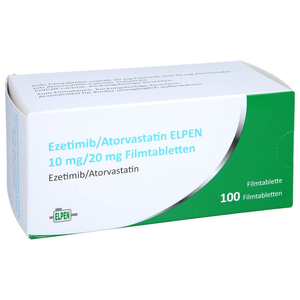 EZETIMIB/Atorvastatin ELPEN 10 mg/20 mg Filmtabl.