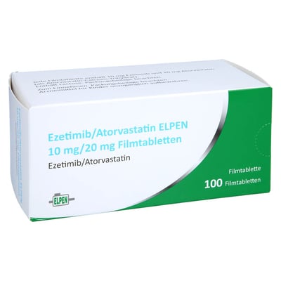 EZETIMIB/Atorvastatin ELPEN 10 mg/20 mg Filmtabl.