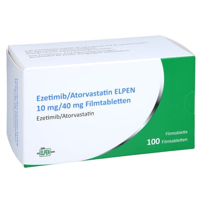 EZETIMIB/Atorvastatin ELPEN 10 mg/40 mg Filmtabl.